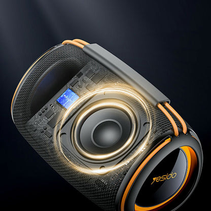 Bærbar Bluetooth-højttaler Yesido YSW39, 20W, TWS, RGB, Sort