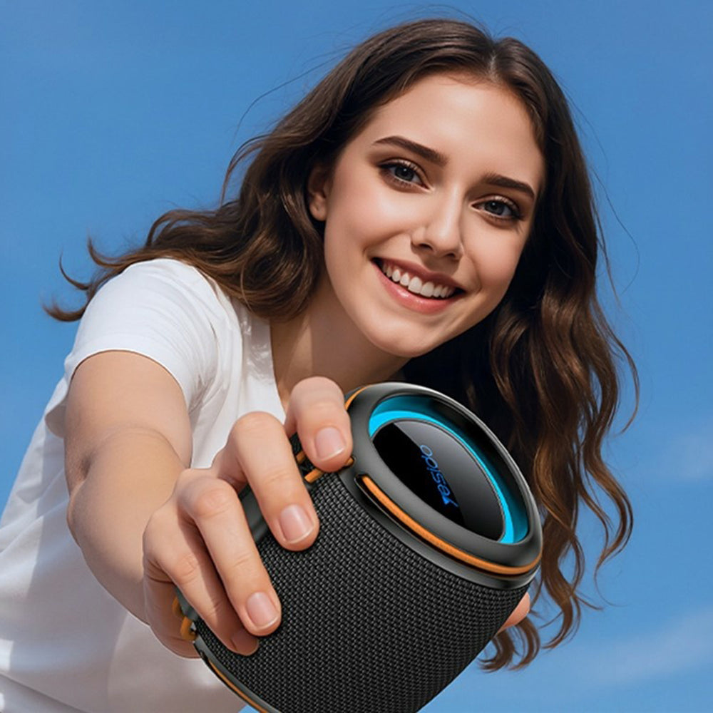 Bærbar Bluetooth-højttaler Yesido YSW40, 8W, RGB, Sort