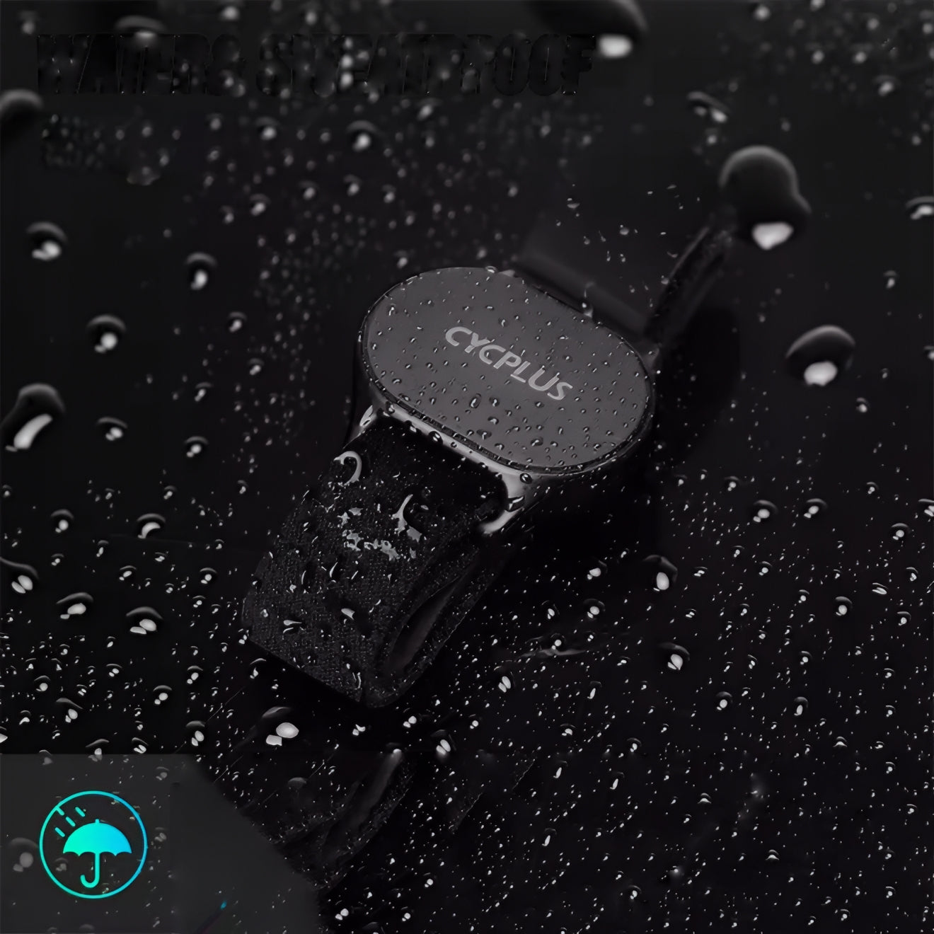 Cycplus H1 Pulsmonitorarmbånd, Sort