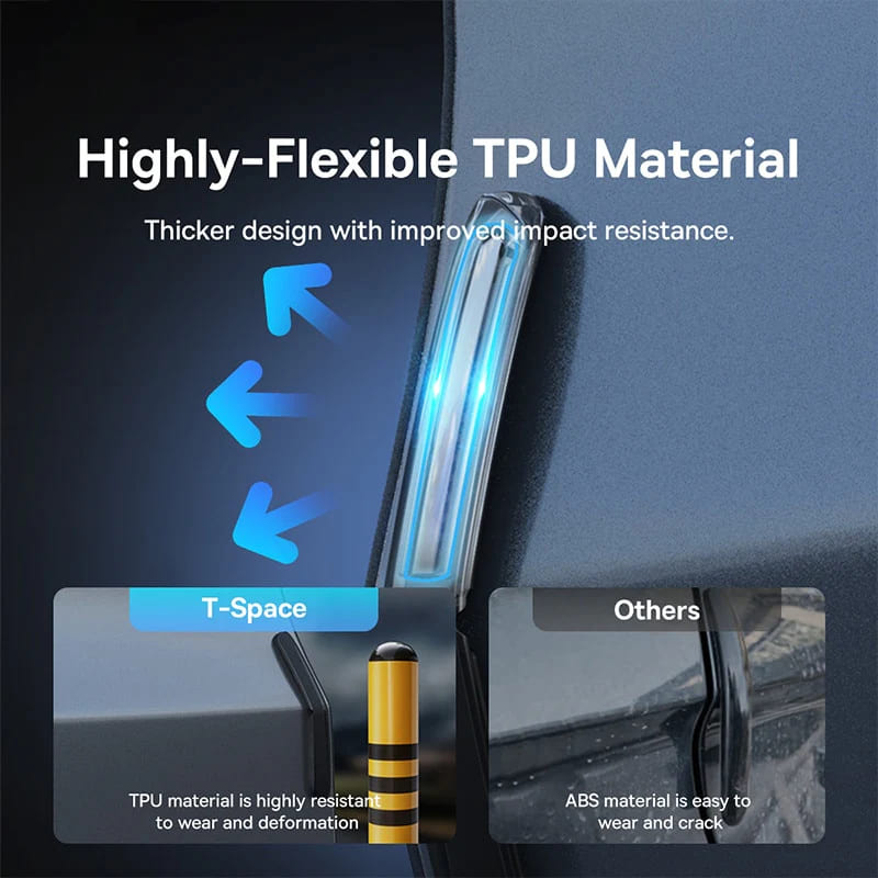 Baseus Auto Bumper til Tesla 3 / Y, Sæt med 6 stykker CASS030203