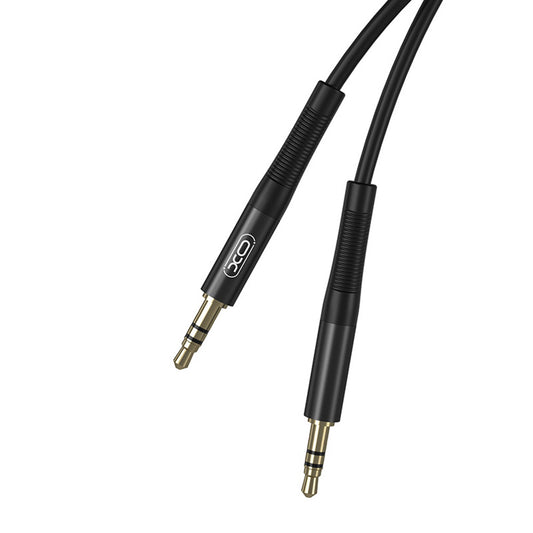 Audio kabel 3.5mm - 3.5mm XO Design NB-R175A, 1m, Sort