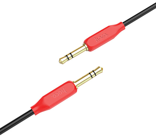 3,5 mm lydkabel - 3,5 mm HOCO UPA11, 1 m, sort