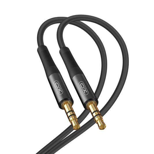 Audio kabel 3.5mm - 3.5mm XO Design NB-R175A, 1m, Sort
