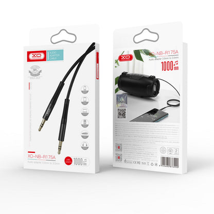 Audio kabel 3.5mm - 3.5mm XO Design NB-R175B, 2m, Sort