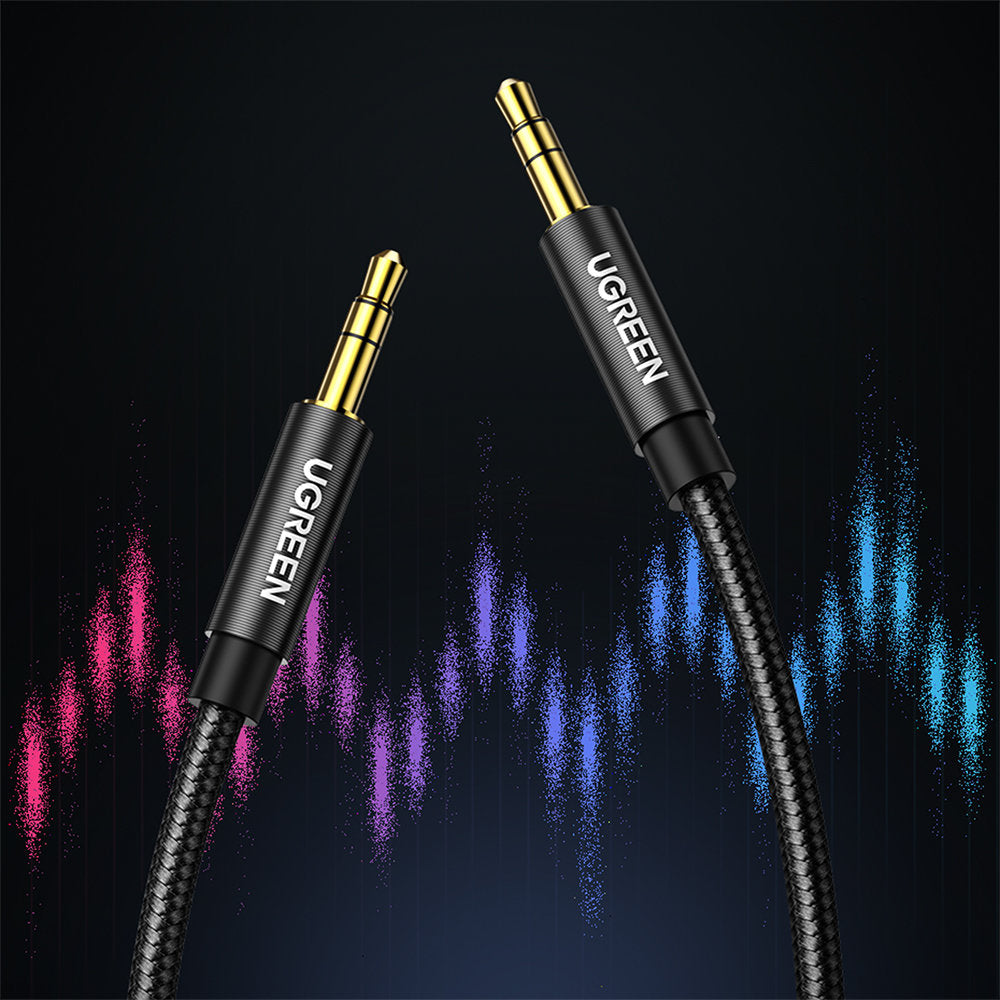 UGREEN AV112 3.5mm - 3.5mm Audio Cable, 1m, Black