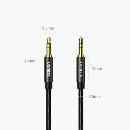 UGREEN AV112 3.5mm - 3.5mm Audio Cable, 1m, Black