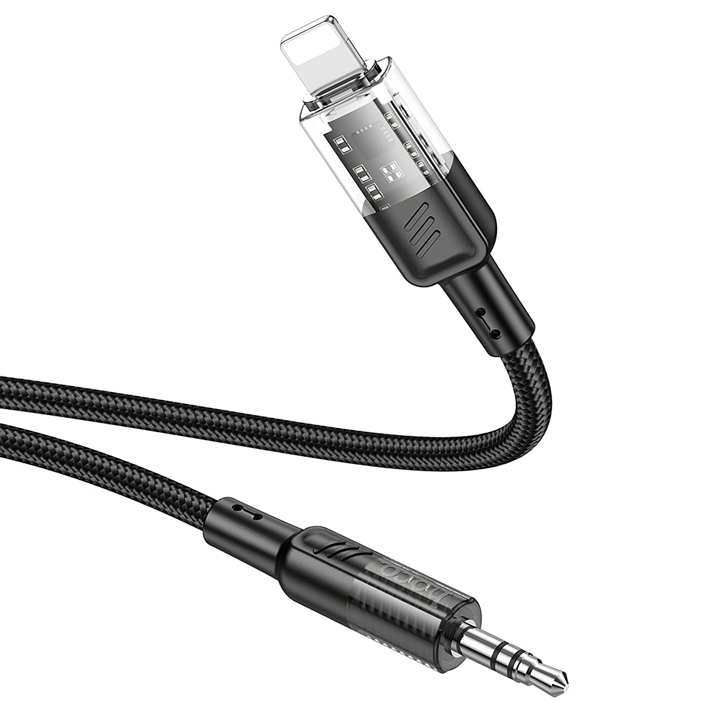 Audio kabel Lightning - 3.5mm HOCO UPA27, 1.2m, Sort