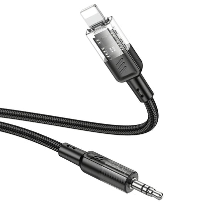 Audio kabel Lightning - 3.5mm HOCO UPA27, 1.2m, Sort