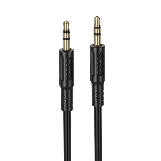 Audio Kabel 3.5mm - 3.5mm Borofone BL25 Nice, 1m, Sort