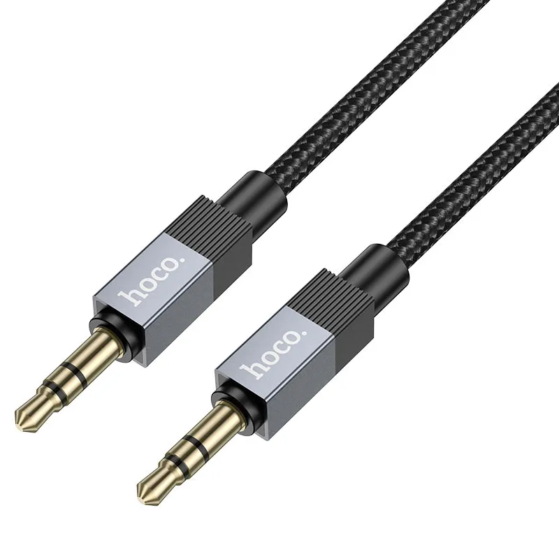 Audio kabel 3.5mm - 3.5mm HOCO UPA32, 1m, Sort