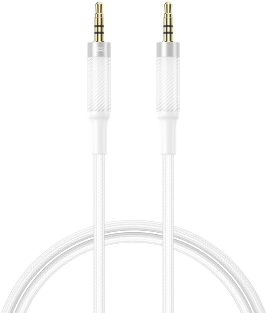 Audio kabel 3.5mm - 3.5mm XO Design NB-R279C, 1m, Hvid