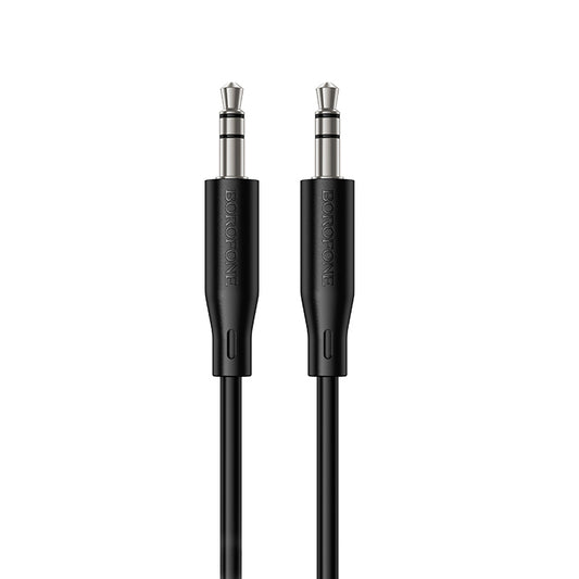 3,5 mm lydkabel - 3,5 mm Borofone BL26 Standard, 1 m, sort