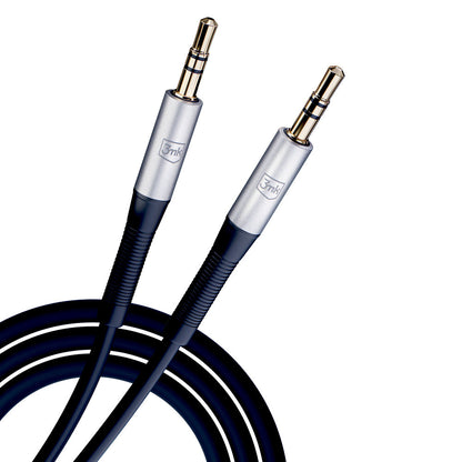 3,5 mm lydkabel - 3,5 mm 3MK, 1 m, sort