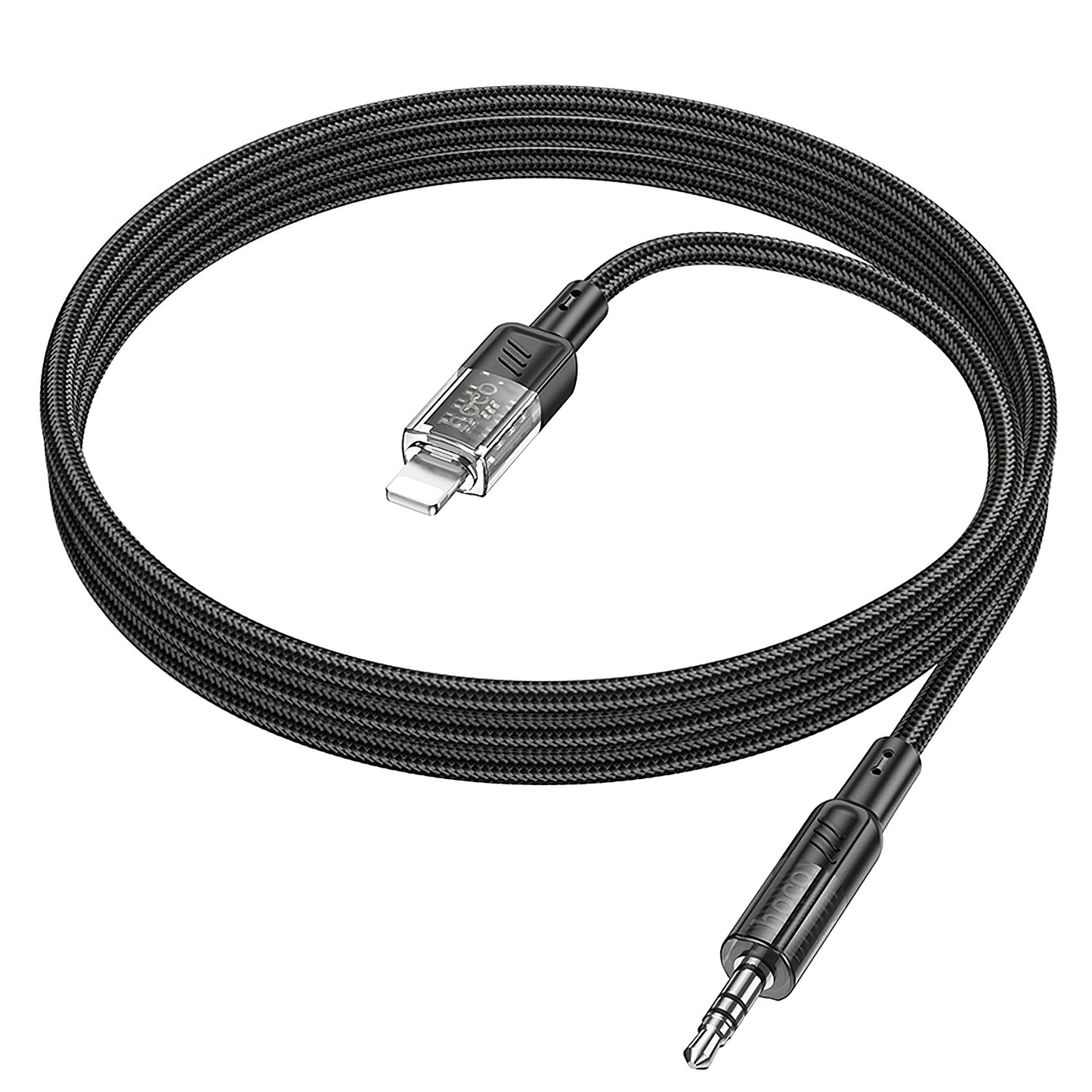 Audio kabel Lightning - 3.5mm HOCO UPA27, 1.2m, Sort