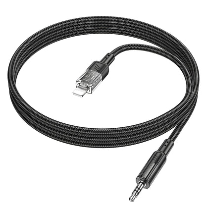 Audio kabel Lightning - 3.5mm HOCO UPA27, 1.2m, Sort