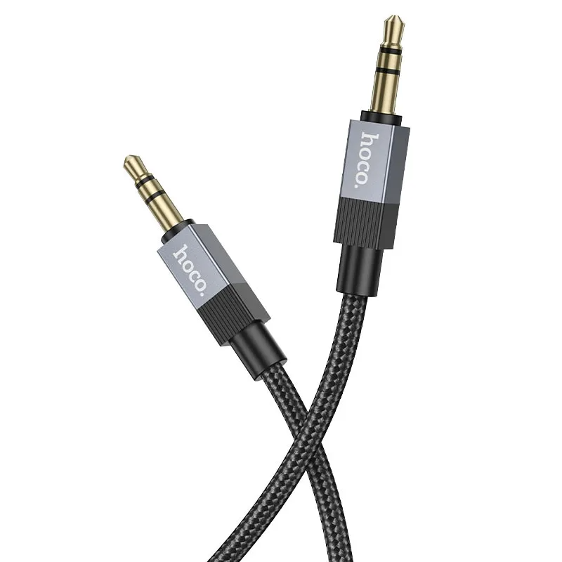 Audio kabel 3.5mm - 3.5mm HOCO UPA32, 1m, Sort