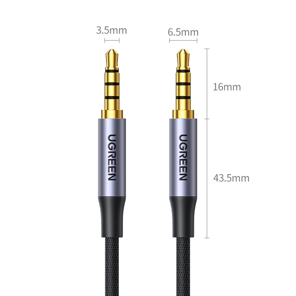 3,5 mm lydkabel - 3,5 mm UGREEN AV183, 1,5 m, sort