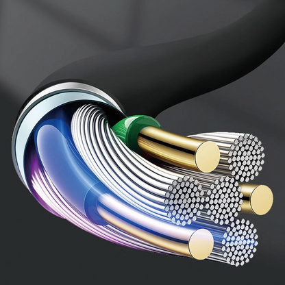 3,5 mm - 3,5 mm lydkabel Dudao L12s, 1 m, sort