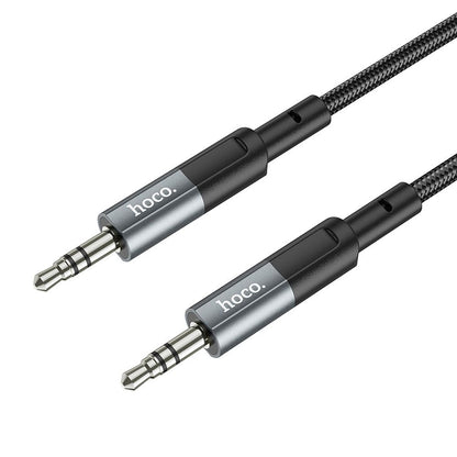 Audio kabel 3.5mm - 3.5mm HOCO UPA23, 1m, Grå