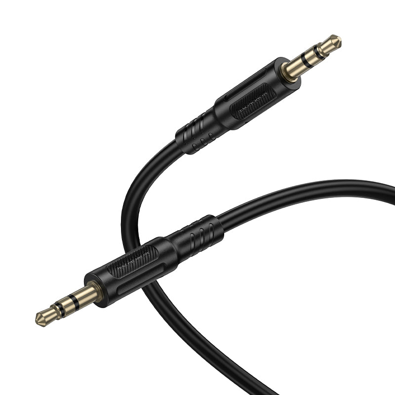 Audio Kabel 3.5mm - 3.5mm Borofone BL25 Nice, 1m, Sort