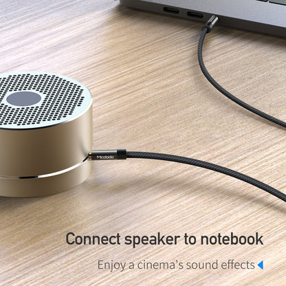 Audio kabel 3.5mm - 3.5mm McDodo CA-6640, 1.2m, Sort