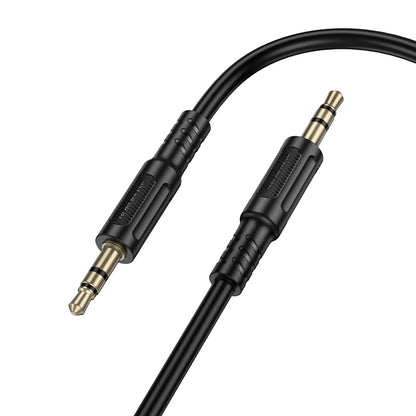 Audio Kabel 3.5mm - 3.5mm Borofone BL25 Nice, 1m, Sort