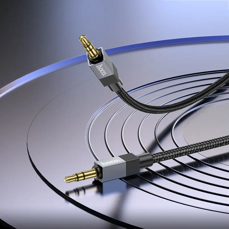 Audio kabel 3.5mm - 3.5mm HOCO UPA32, 1m, Sort