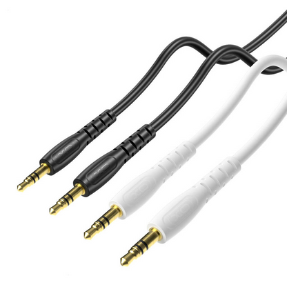 Audio kabel 3.5mm - 3.5mm XO Design NB-R270, 1m, Sort
