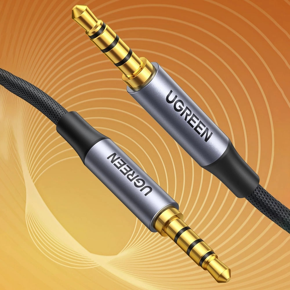 Audio kabel 3.5mm - 3.5mm UGREEN AV183, 3m, Sort