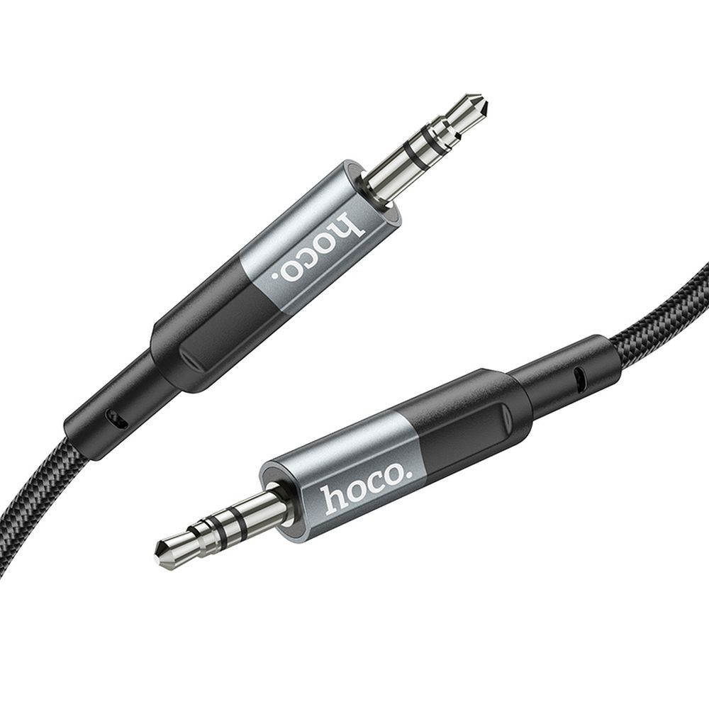 Audio kabel 3.5mm - 3.5mm HOCO UPA23, 1m, Grå