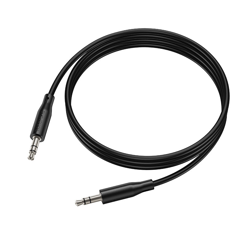 3,5 mm lydkabel - 3,5 mm Borofone BL26 Standard, 1 m, sort