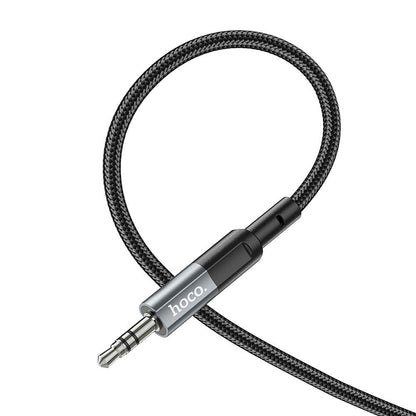 Audio kabel 3.5mm - 3.5mm HOCO UPA23, 1m, Grå