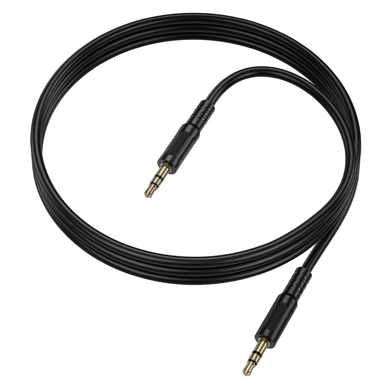 Audio Kabel 3.5mm - 3.5mm Borofone BL25 Nice, 1m, Sort