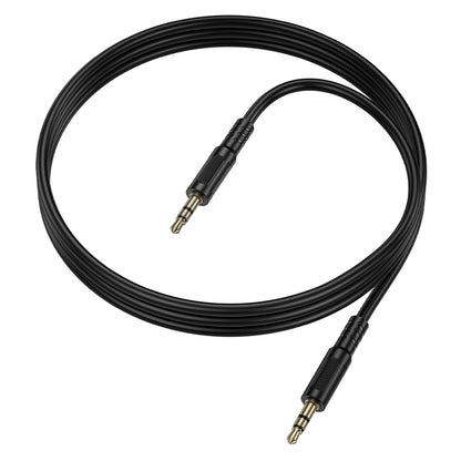 Audio Kabel 3.5mm - 3.5mm Borofone BL25 Nice, 1m, Sort