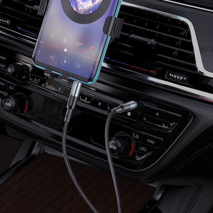 Audio kabel 3.5mm - 3.5mm HOCO UPA23, 1m, Grå