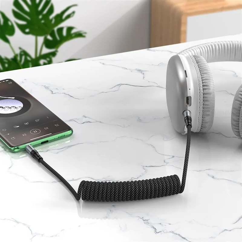 Audio kabel 3.5mm - 3.5mm HOCO UPA33, 1.5m, Sort