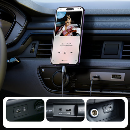 Lightning Audio Kabel - 3.5mm Joyroom SY-A06, 1.2m, Sort
