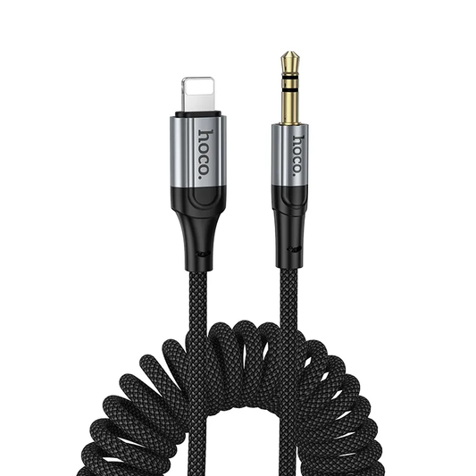 Audio kabel Lightning - 3.5mm HOCO UPA33A, 1.5m, Sort