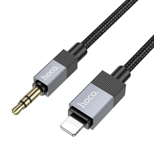 Audio kabel Lightning - 3.5mm HOCO UPA32A, 1m, Sort