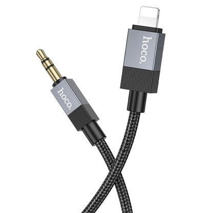 Audio kabel Lightning - 3.5mm HOCO UPA32A, 1m, Sort