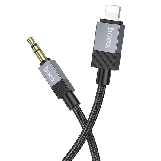 Audio kabel Lightning - 3.5mm HOCO UPA32A, 1m, Sort