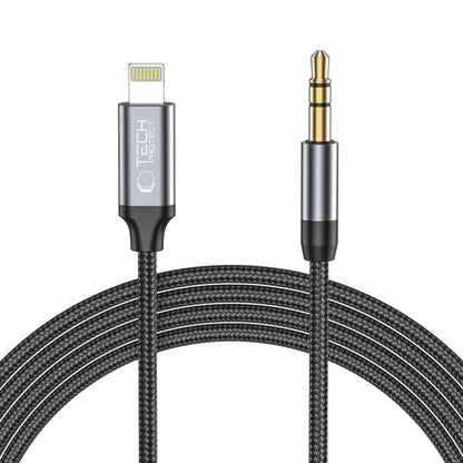 Audio kabel Lightning - 3.5mm Tech-Protect Ultraboost, 1m, Sort