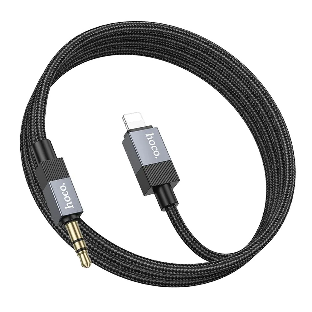 Audio kabel Lightning - 3.5mm HOCO UPA32A, 1m, Sort
