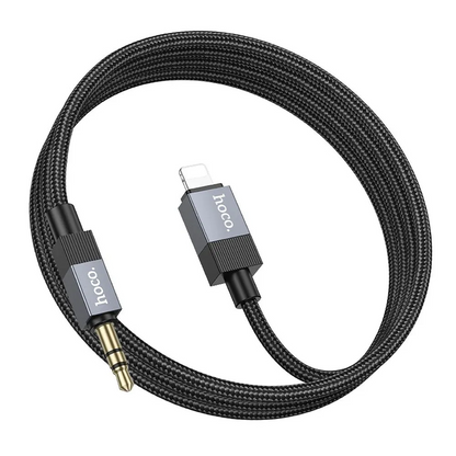 Audio kabel Lightning - 3.5mm HOCO UPA32A, 1m, Sort