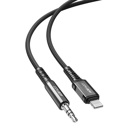 Audio kabel Lightning - 3.5mm Acefast C1-06, 1.2m, Sort