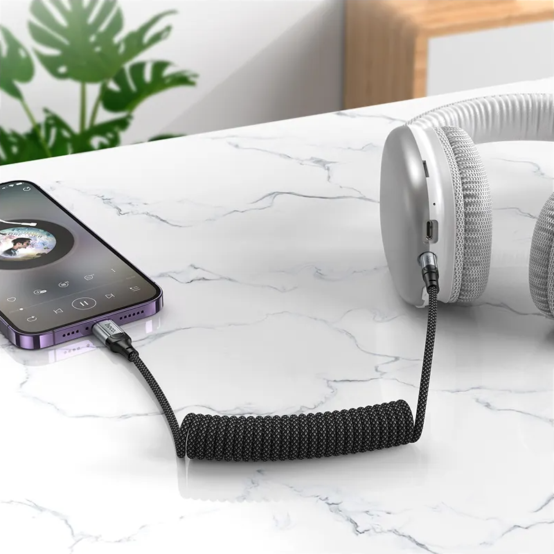 Audio kabel Lightning - 3.5mm HOCO UPA33A, 1.5m, Sort