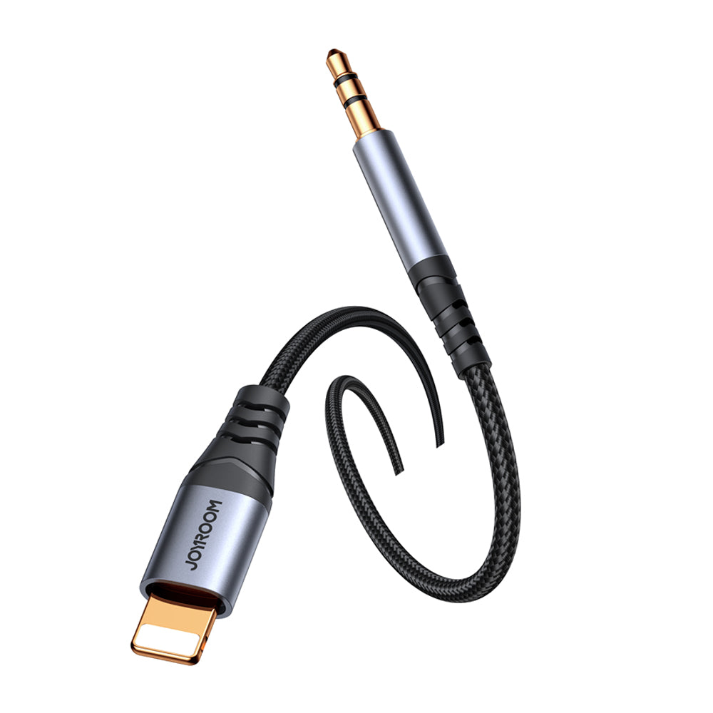 Lightning Audio Kabel - 3.5mm Joyroom SY-A06, 1.2m, Sort
