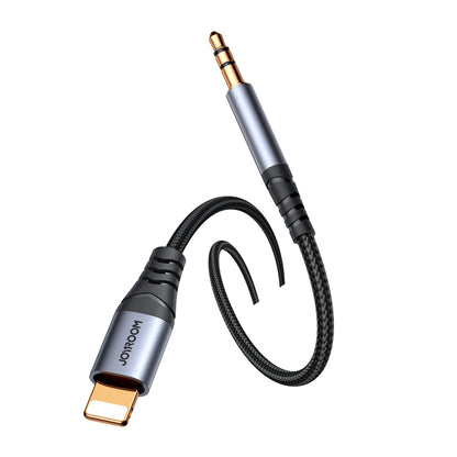 Lightning Audio Kabel - 3.5mm Joyroom SY-A06, 1.2m, Sort