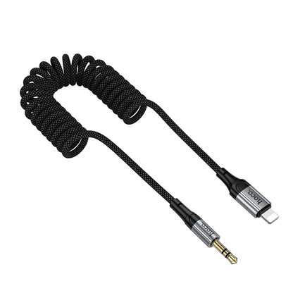 Audio kabel Lightning - 3.5mm HOCO UPA33A, 1.5m, Sort