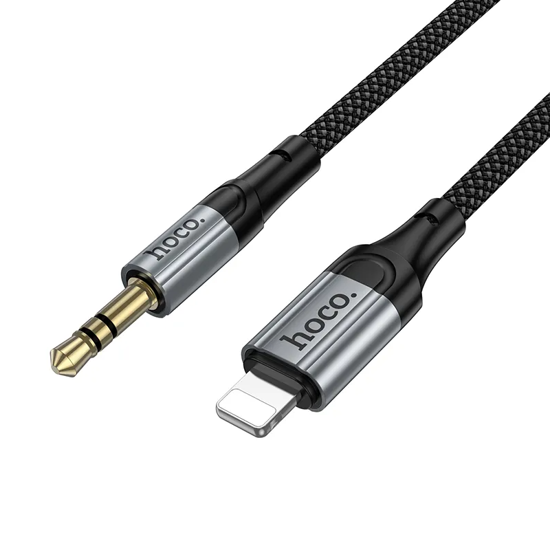 Audio kabel Lightning - 3.5mm HOCO UPA33A, 1.5m, Sort
